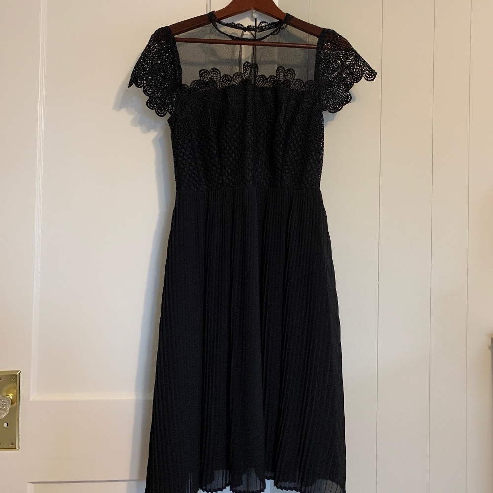 Zara Guipure lace midi dress